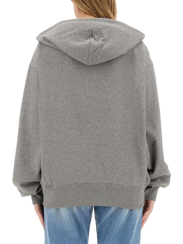 아크네 스튜디오 FW24 ZIP SWEATSHIRT. CI0175_X92 GREY