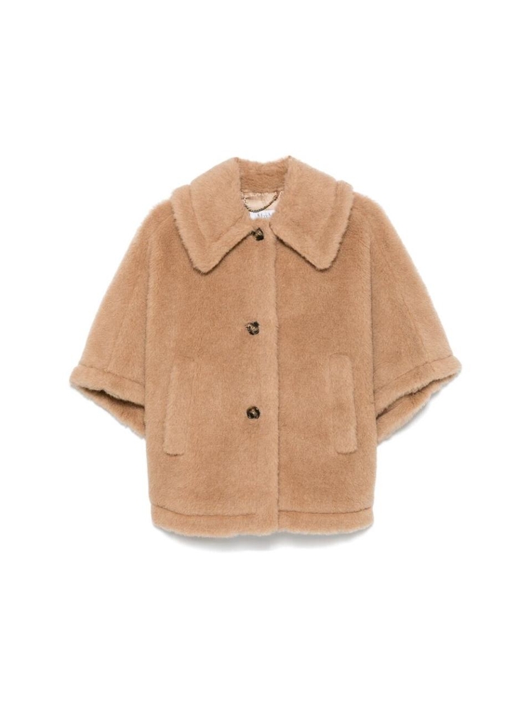 막스마라 SS25 Cape Max Mara TENEBRE4 504 004 NEUTRALS