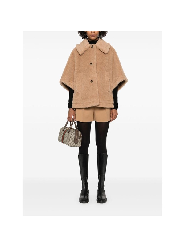 막스마라 SS25 Cape Max Mara TENEBRE4 504 004 NEUTRALS