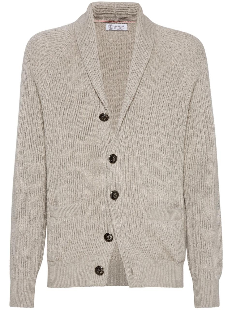 브루넬로쿠치넬리 SS25 CARDIGAN SCIALLATO MNI708606 Nude & Neutrals