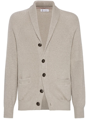 브루넬로쿠치넬리 SS25 CARDIGAN SCIALLATO MNI708606 Nude & Neutrals