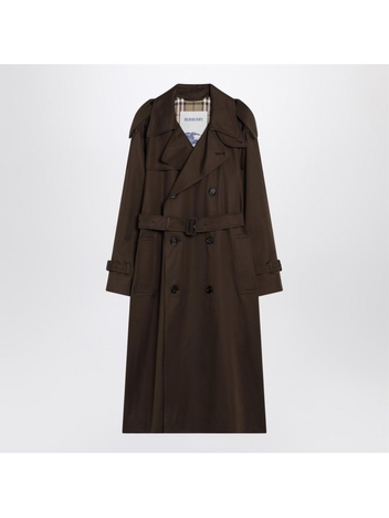 버버리 SS25 Burberry Trench Castleford long juniper colour 8104555150445 Green