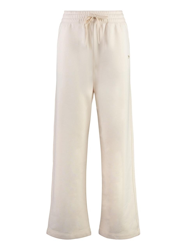 메종키츠네 FW24 Cotton track-pants NW01106KM0325_P705 panna