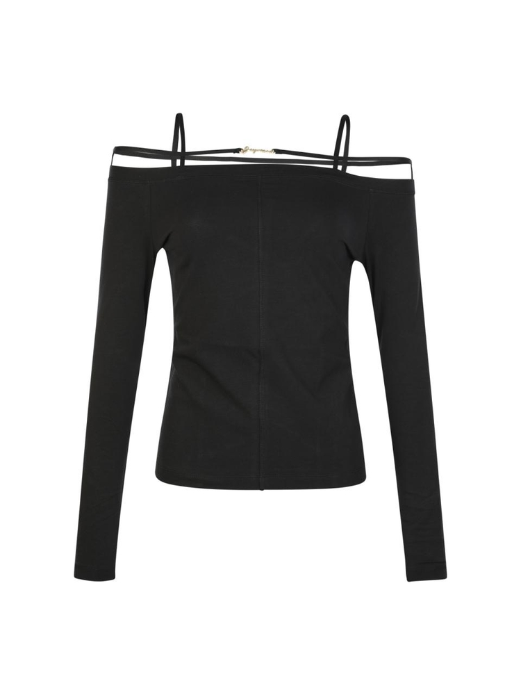 자크뮈스 SS25 JACQUEMUS Top Black 23H233JS1652313990 Black