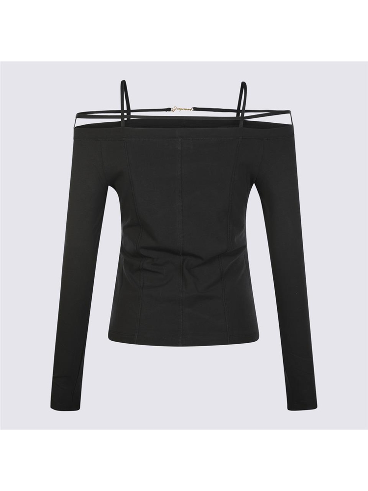 자크뮈스 SS25 JACQUEMUS Top Black 23H233JS1652313990 Black