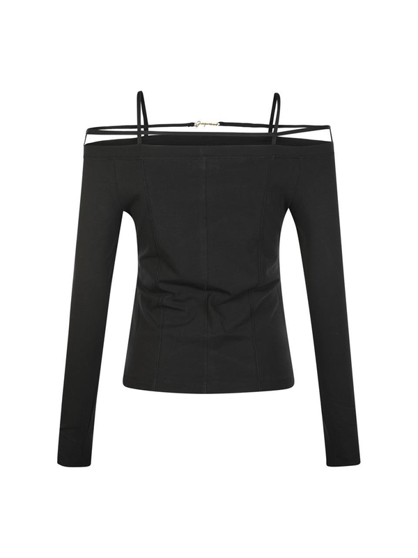 자크뮈스 SS25 JACQUEMUS Top Black 23H233JS1652313990 Black