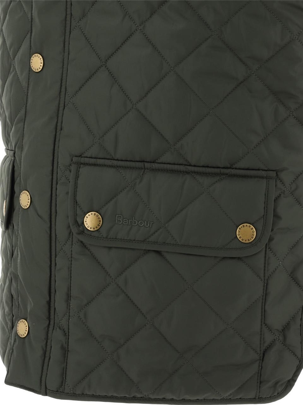 바버 FW24 Gilet Lowerdale MGI0245MGIGN71 Green