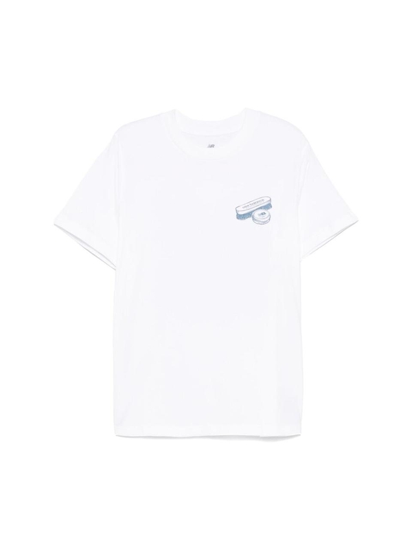 뉴발란스 FW24 T-shirt New Balance MT43568WT  WHITE One Color