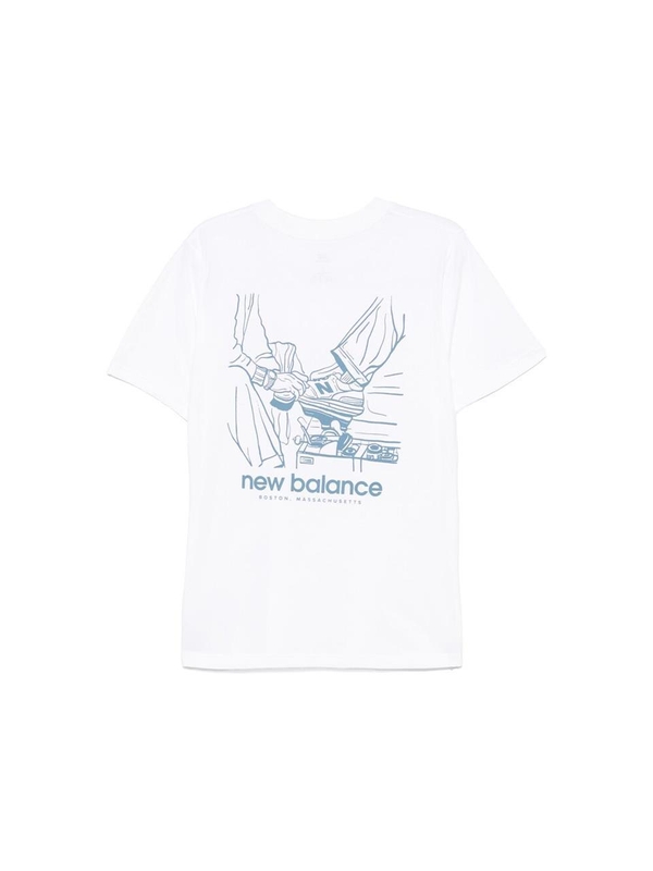 뉴발란스 FW24 T-shirt New Balance MT43568WT  WHITE One Color