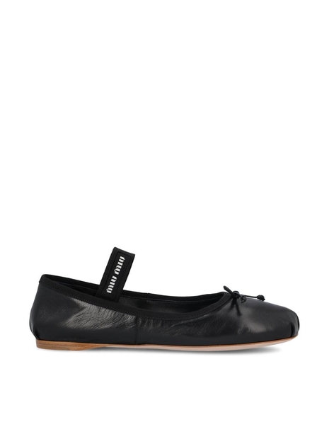 미우미우 SS25 Miu Miu Flat shoes Black 5F794DXUUF0002 Black