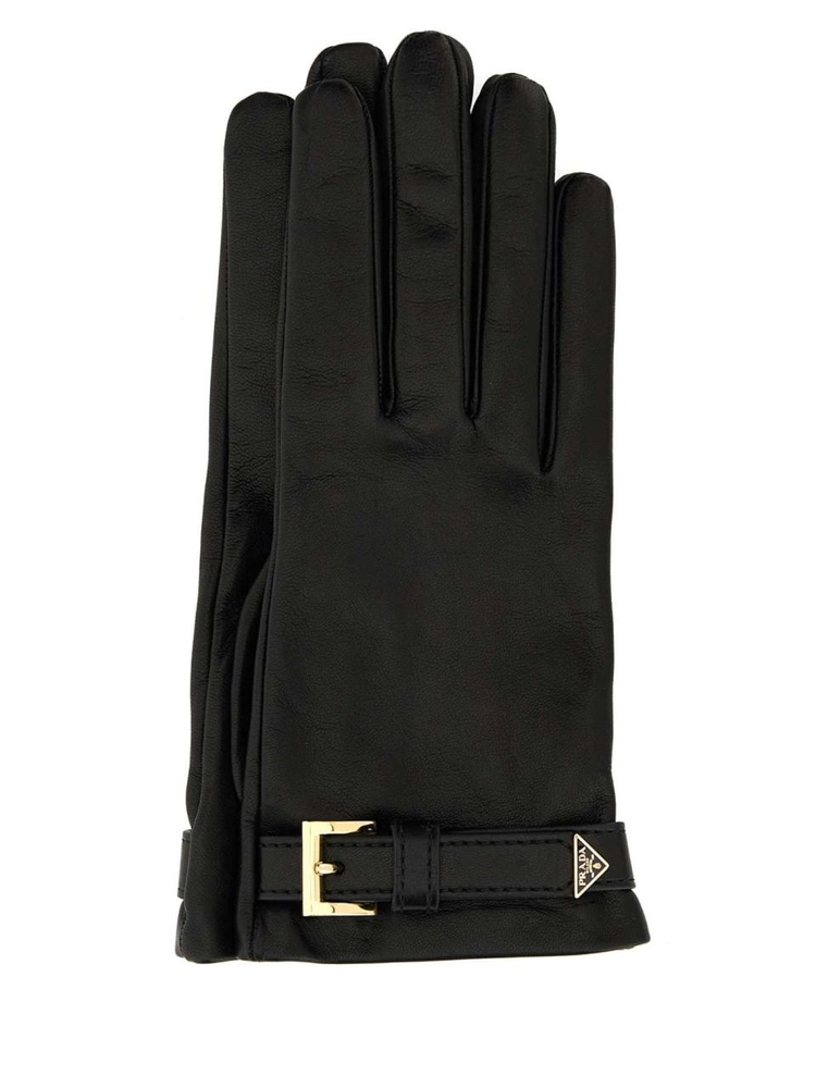 프라다 SS24 PRADA GLOVES 1GG228038 F0002 Black