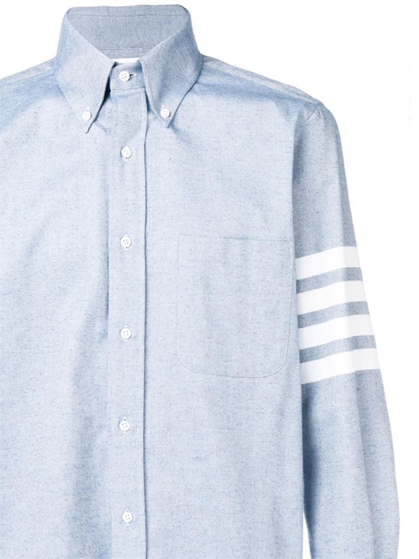 톰 브라운 SS25 Thom Browne Shirts Blue MWL272A05245480 Blue