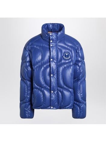 몽클레르 X 팜엔젤스 FW24 Moncler X Palm Angels Haunani quilted down jacket in blue 1A000-15M4441 Blue