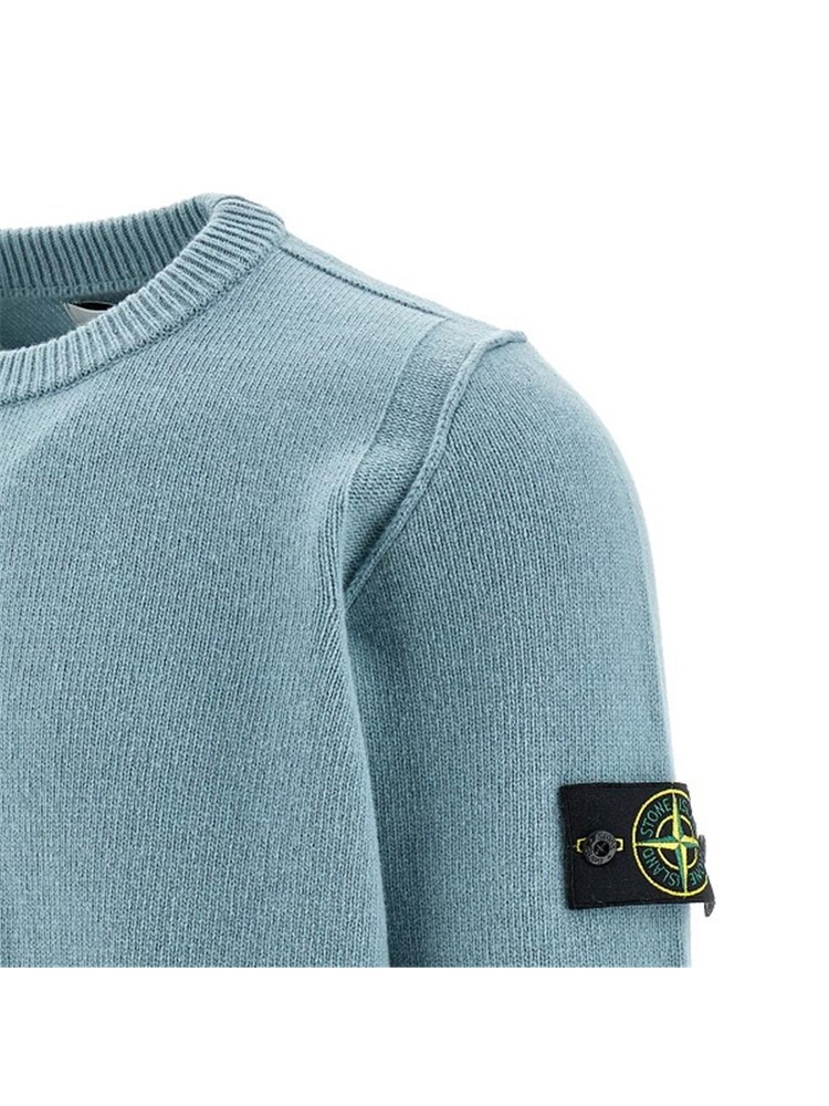 스톤아일랜드 FW24 STONE ISLAND KNITWEAR 8115508A3V0066-V0066 Blue