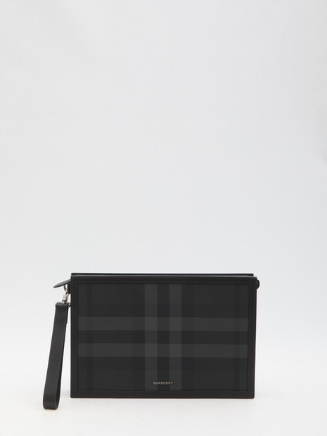 버버리 SS25 Check pouch 8070205_A1208 BLACK