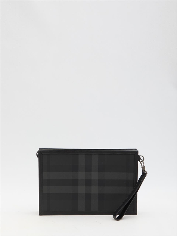 버버리 SS25 Check pouch 8070205_A1208 BLACK