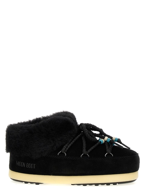 문 부츠 SS25 Mule suede beads ankle boots 80D1470040NN13 Black  