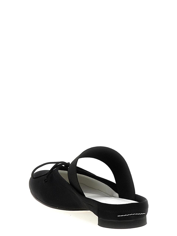 MM6 메종 마르지엘라 SS25 Slip-On ballet flats S59WX0074P5560T8013 Black