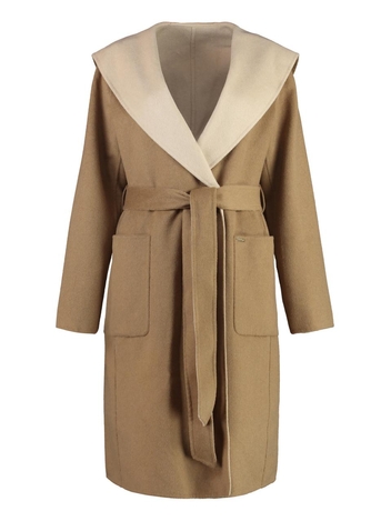 마이클코어스 FW24 Wool blend coat 77B6510M22_277 Camel