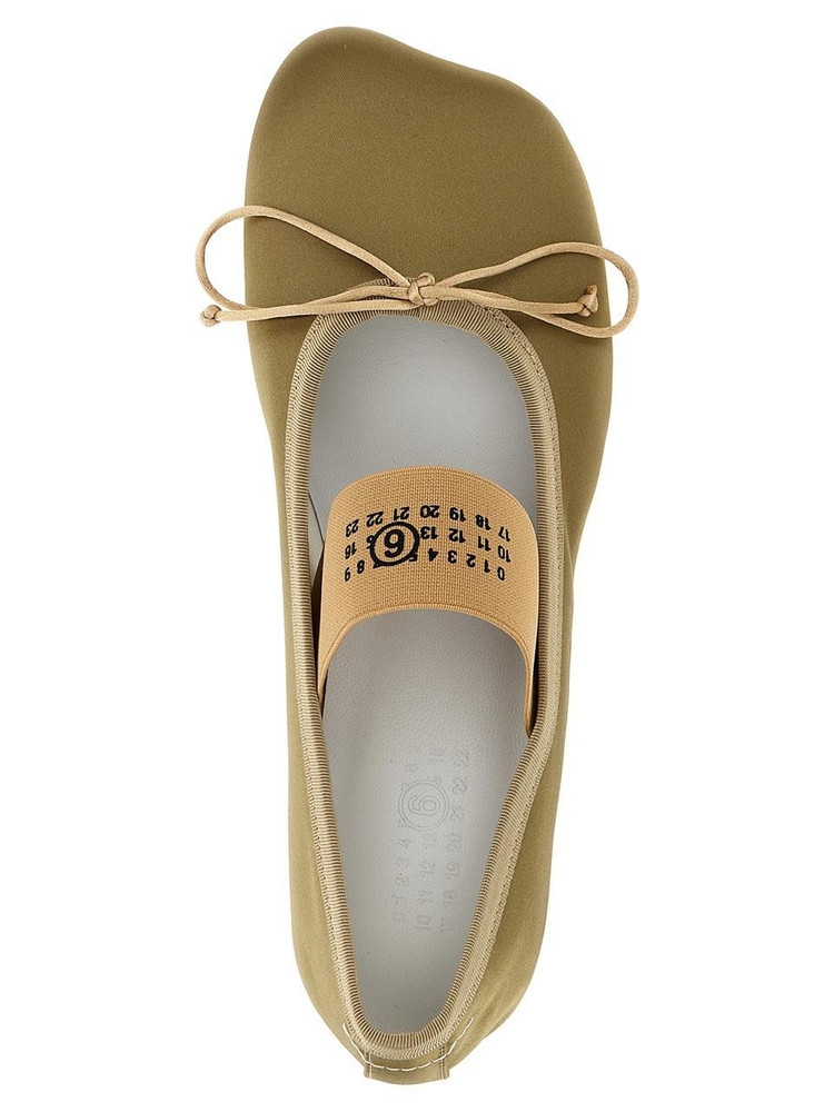 MM6 메종 마르지엘라 SS25 Anatomic ballet flats S59WZ0093P5560T2368 Green