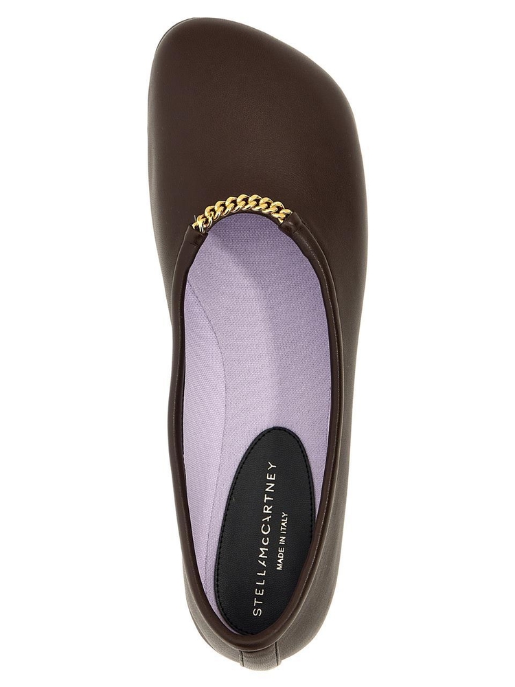 스텔라 매카트니 SS25 Ryder ballet flats 810515W1IL02012 Brown