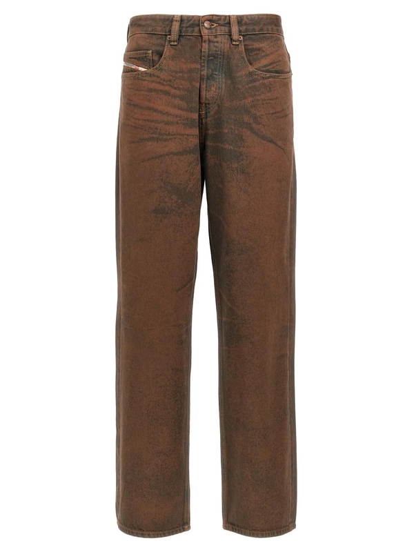 디젤 SS25 2001 D-Macro-S3 jeans A1721709K8201 Brown