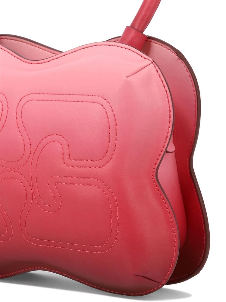 가니 FW24 Borsa a spalla Butterfly A5662514 Pink