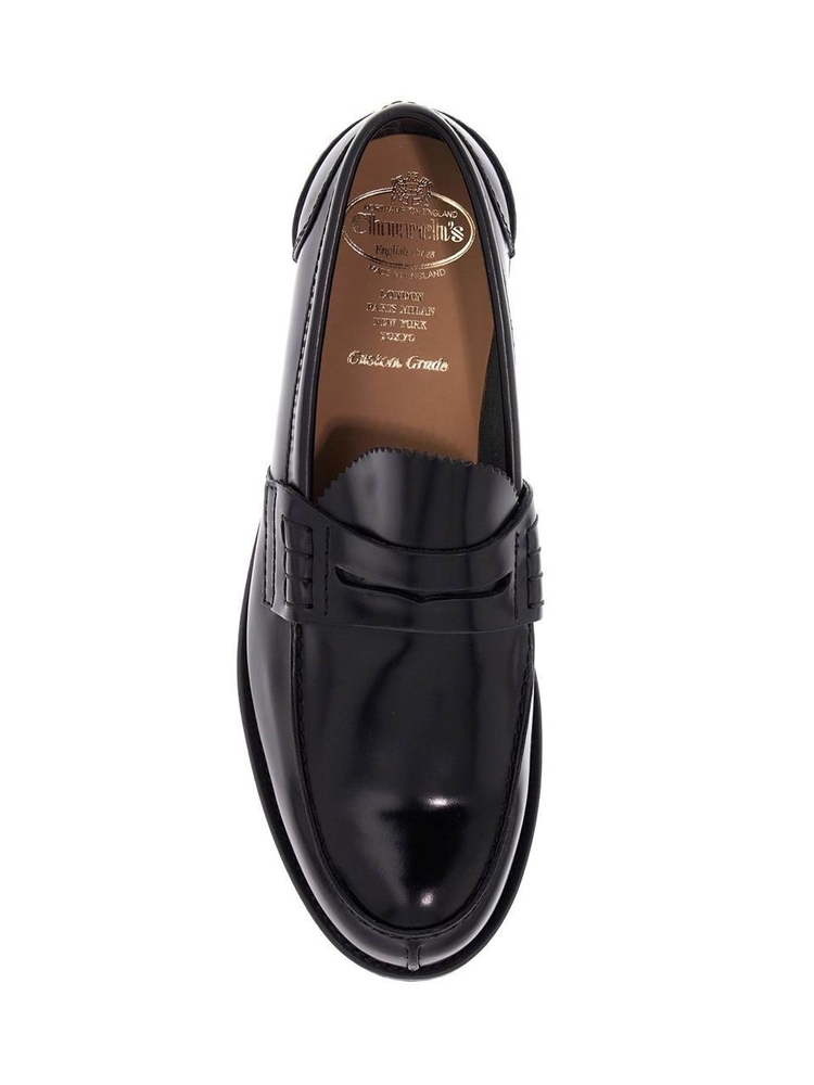 처치스 SS25 pembrey glossy leather loafers EDB003 9LG BLACK