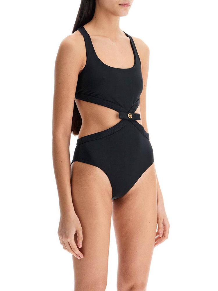 베르사체 SS25 one-piece swimsuit by 1018118 1A12914 BLACK