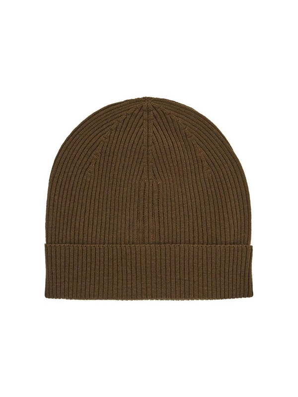 릭오웬스 SS25 virgin wool beanie hat in eight RP02D3495 RIBM BEAN