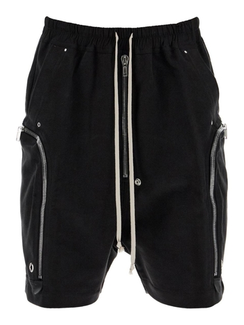 릭오웬스 SS25 cargo pocket shorts RU02D6392 TB BLACK