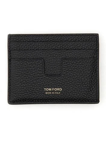 톰 포드 SS25 LEATHER CARD HOLDER Y0233_LCL158G1N001 BLACK