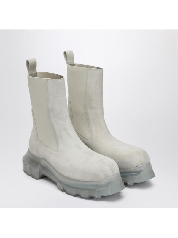 릭오웬스 SS25 Rick Owens Bozo Tractor white boot RU01E5881LVS0 White