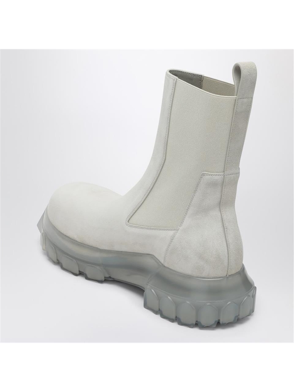 릭오웬스 SS25 Rick Owens Bozo Tractor white boot RU01E5881LVS0 White