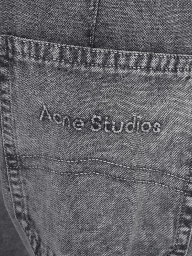 아크네 스튜디오 SS25 Acne Studios Trousers AK0866DBH WASHED ANTHRACITE