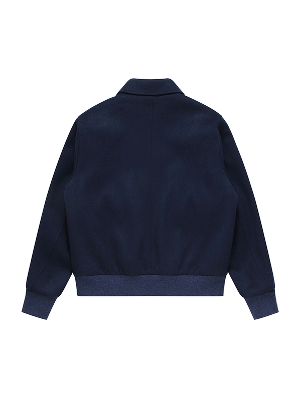 Wool Blouson_Navy