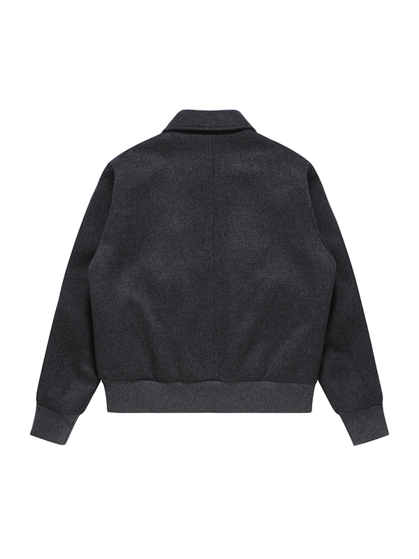 Wool Blouson_Charcoal