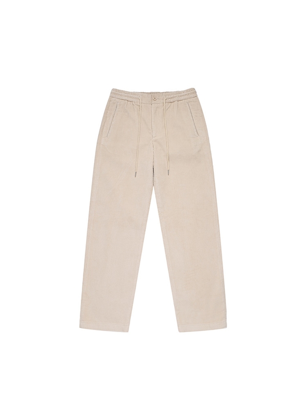 Corduroy String Pants_Ivory