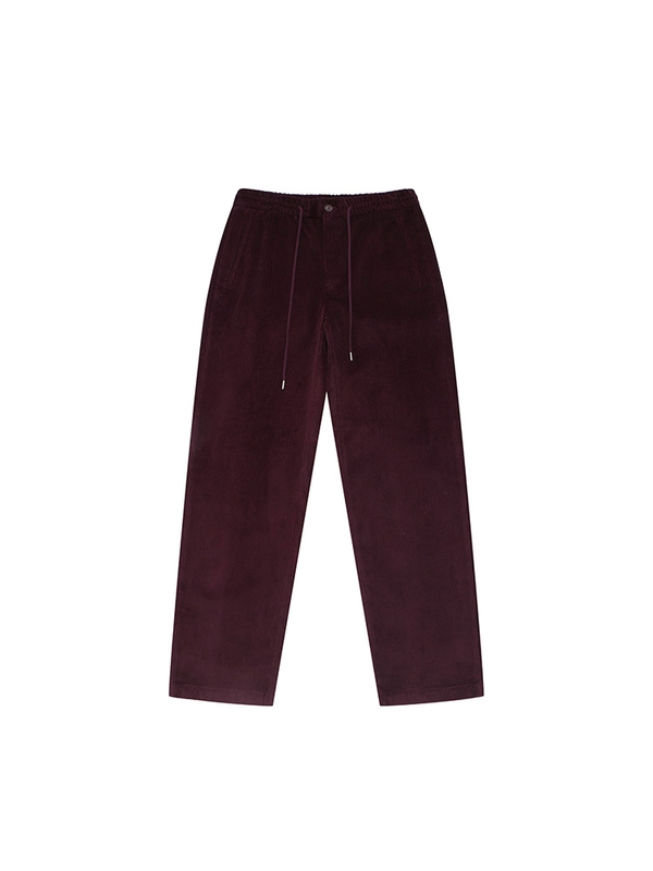 Corduroy String Pants_Burgundy