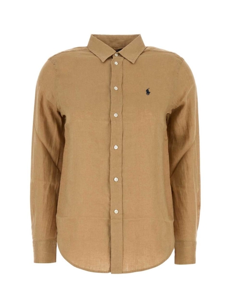 폴로 랄프로렌 SS25 POLO RALPH LAUREN SHIRTS 211970730 005 Camel