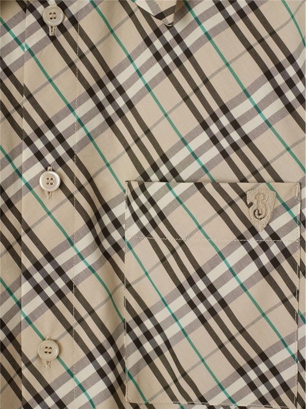 버버리 SS25 Burberry Shirts 8101133X HUSK IP CHECK