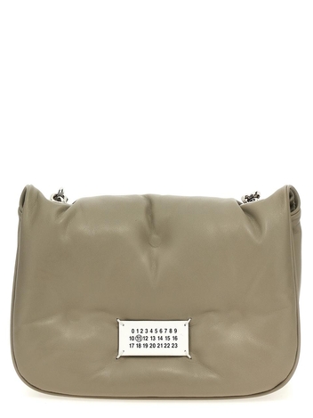 메종마르지엘라 SS25 Glam Slam Flap small shoulder bag SB1WG0019P4300T8049 Gray