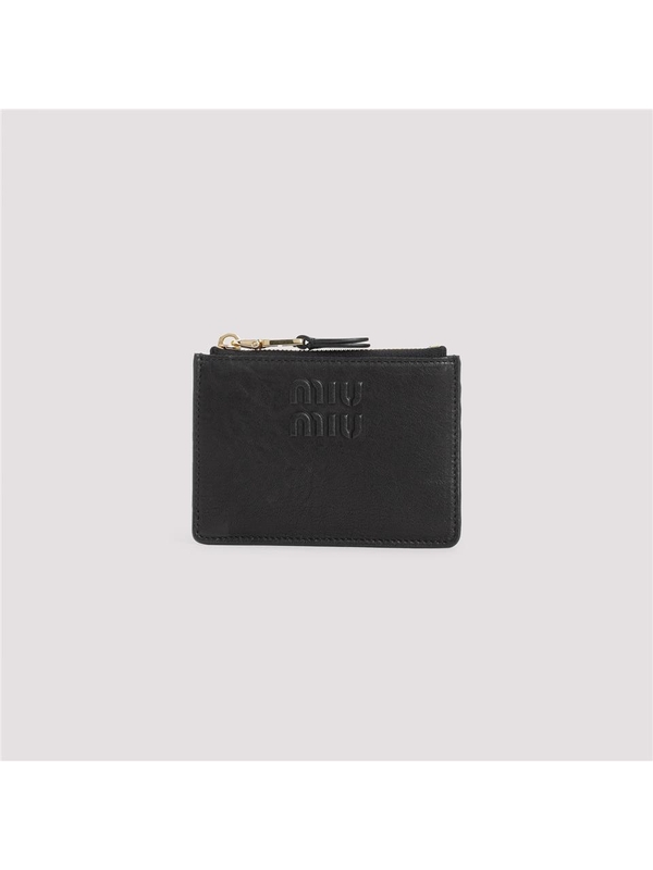 미우미우 SS25 CARDHOLDER 5MC93M.AEFX Black