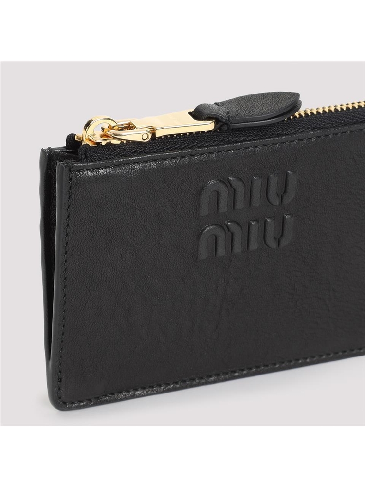 미우미우 SS25 CARDHOLDER 5MC93M.AEFX Black