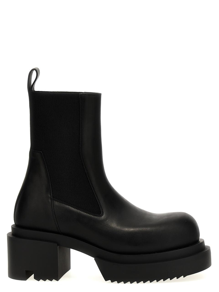 릭오웬스 SS25 Beatle Bogun ankle boots RU01E5832LOO99 Black  