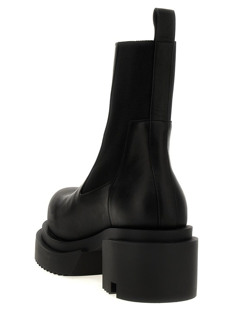 릭오웬스 SS25 Beatle Bogun ankle boots RU01E5832LOO99 Black  