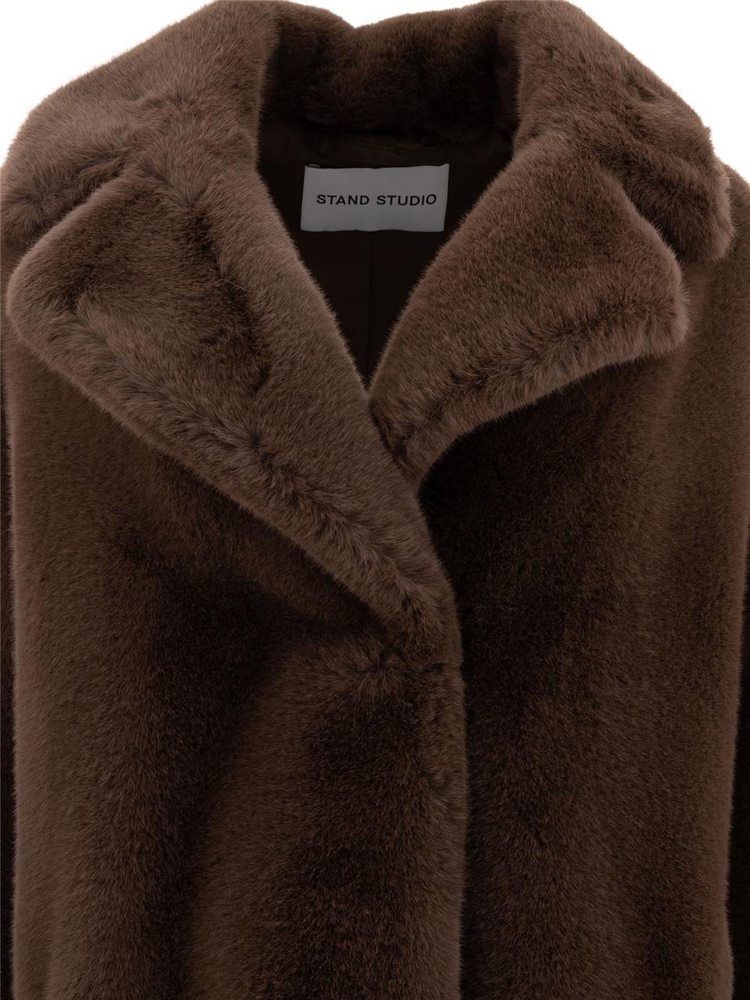 스탠드스튜디오 FW24 Cappotto Camille Cocoon 61137-9070 CAMILLE COCOON87510 Brown