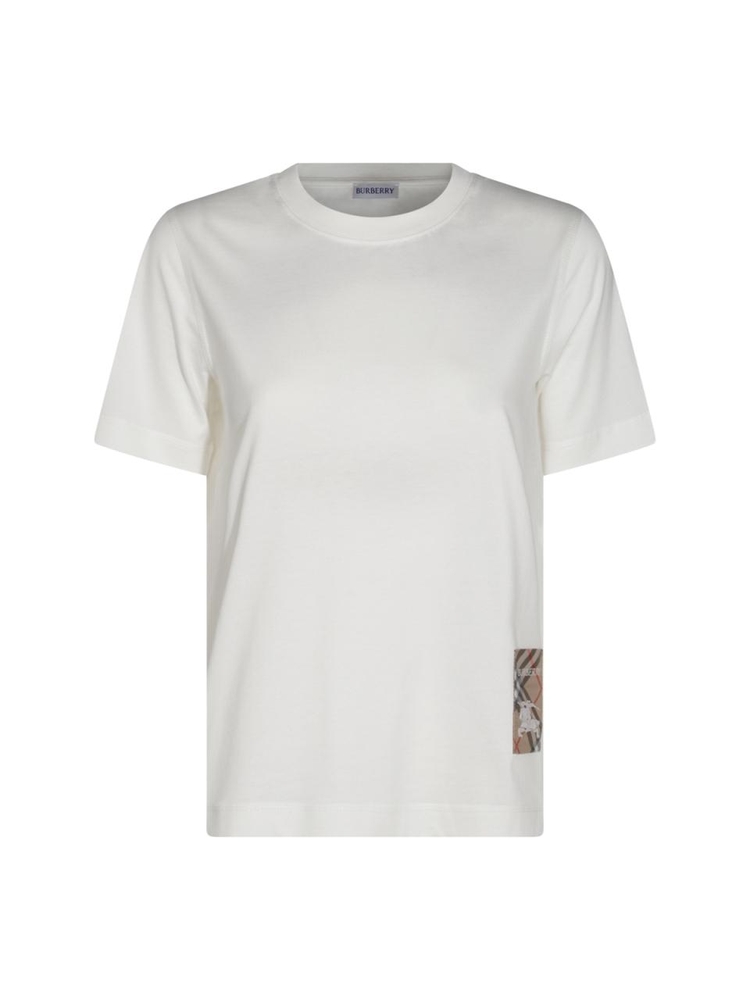 버버리 SS25 Burberry T-shirts and Polos 8104886B7078 CHALK