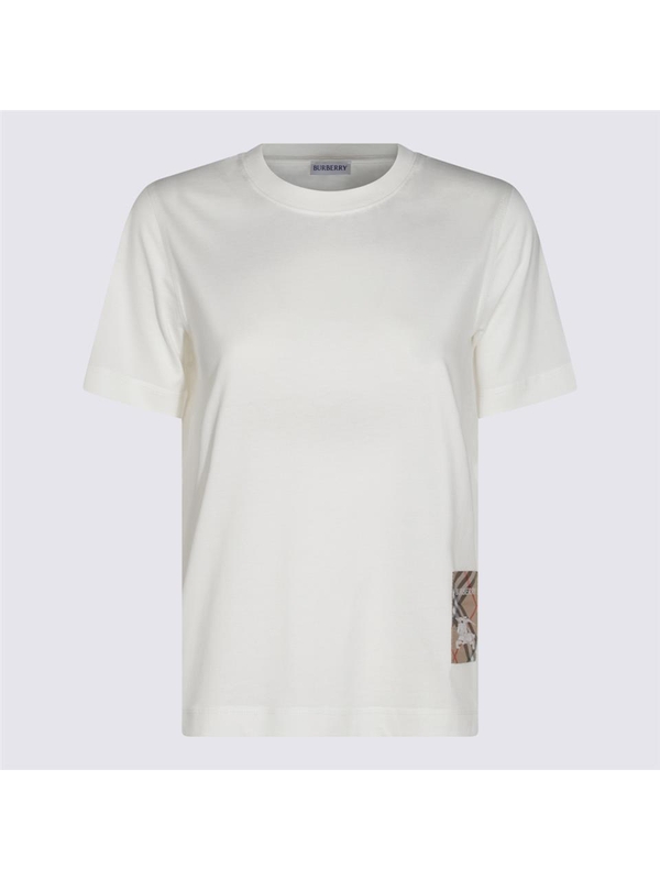 버버리 SS25 Burberry T-shirts and Polos 8104886B7078 CHALK