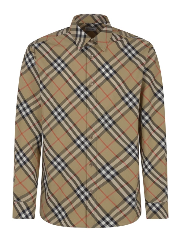 버버리 FW24 Burberry Shirts 8087634B9368 SAND IP CHECK